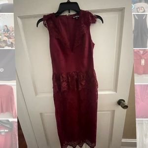 Burgundy Giana Bini Dress